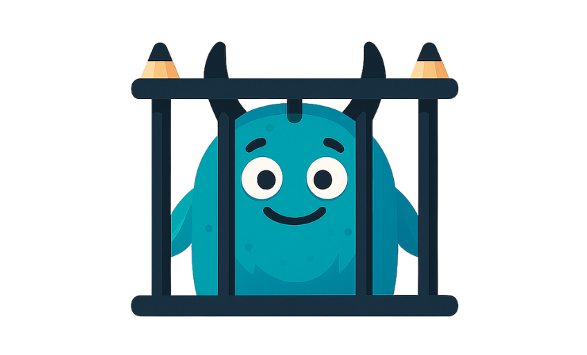 worry jail caged monster
