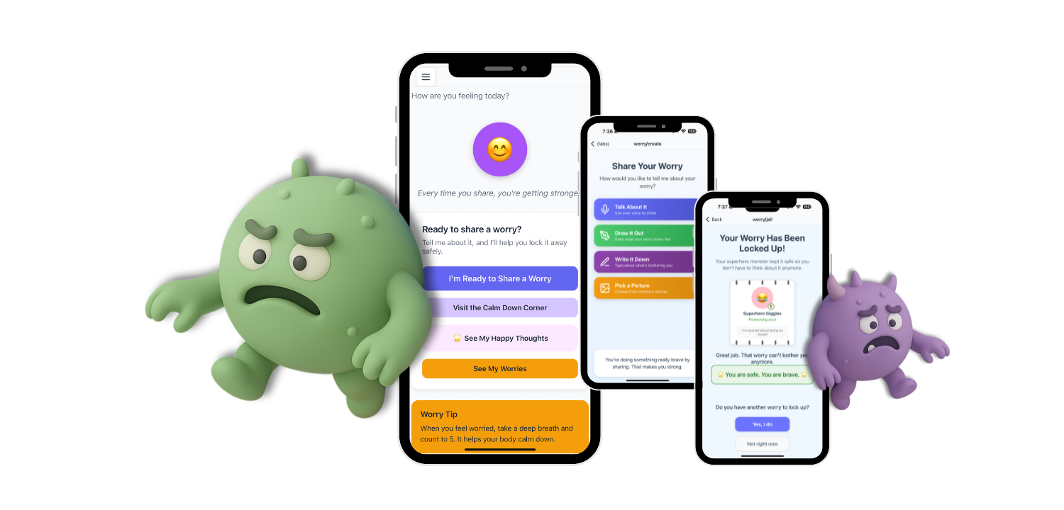 worry jail app for kids